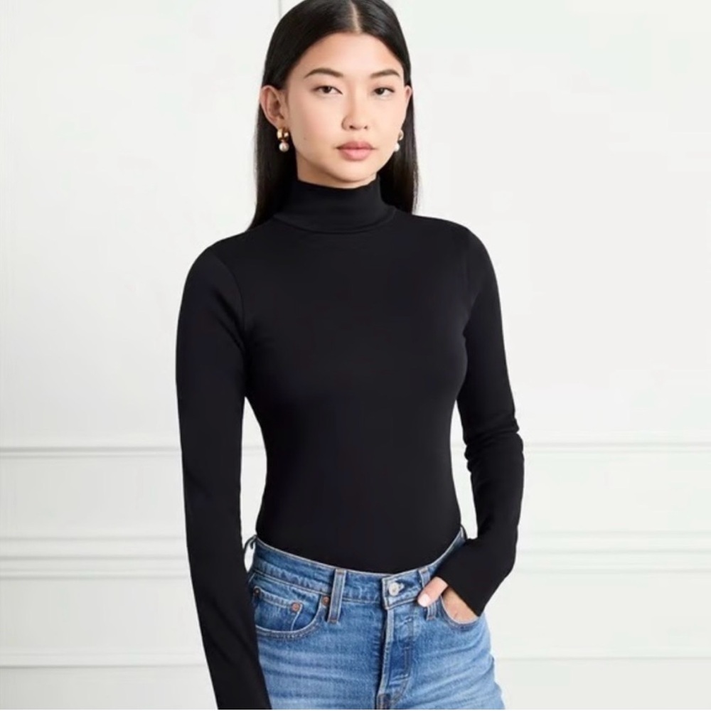 Hill House Black Long Sleeve Bodysuit